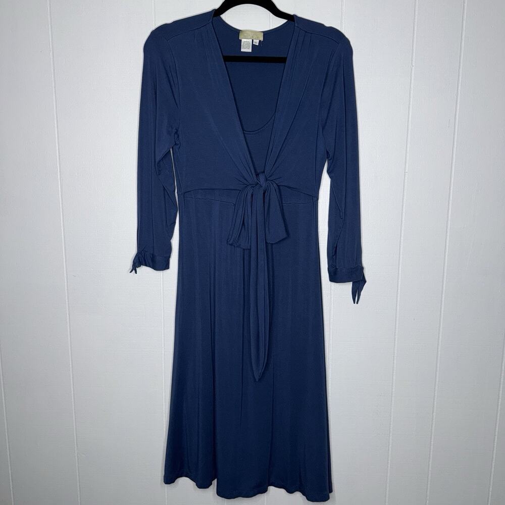 The Territory Ahead Women’s Jersey Knit A Line Dress Blue Size Medium